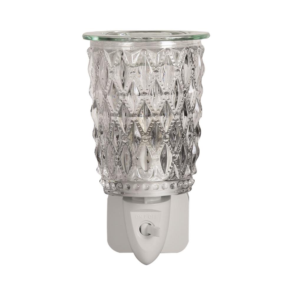 Aroma Clear Cut Glass Plug In Wax Melt Warmer £13.04